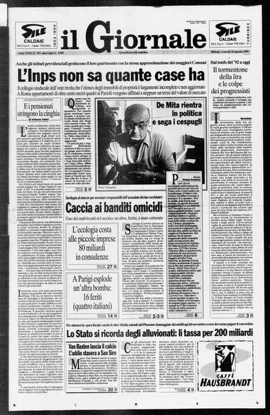 Il giornale : quotidiano del mattino